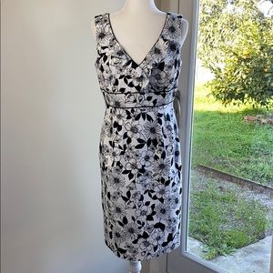 Tahari Floral Ruffle Dress